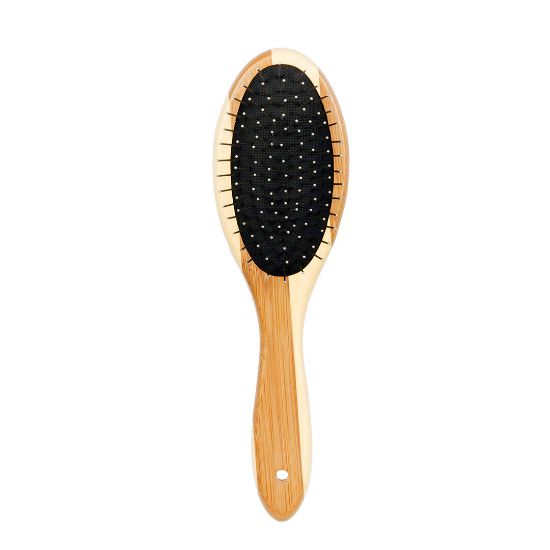 Duvo Plus Pin Brush - Бамбукова чета за кучета и котки , за всички типове козина 19.5 см/5.5 см.