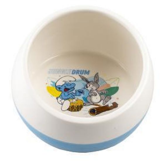 Duvo Plus Smurfs Harmony - Глинена купа за зайци и гризачи, 800 мл.