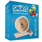 Duvo Plus Smurfs - Дървено колело за хамстери и други гризачи, 20 см. 4