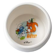 Duvo Plus Smurfs - Керамична купа за храна и вода за гризачи, 320 мл. 1