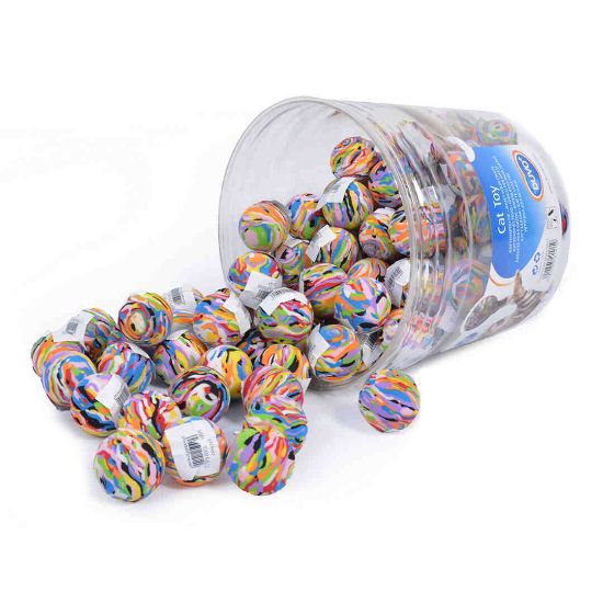 Duvo Plus Marble Foam Ball - Котешка играчка - дунапренова топка