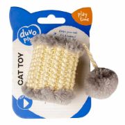 Duvo Plus - Играчка за котки от плюш и сезал, 13Х5Х5 см. 1