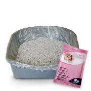 Duvo Plus Easy Cat Litter Bags - Торбички за котешка тоалетна 5 броя - 55,5x69 см. 1