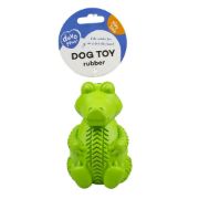 Duvo Plus - Играчка за кучета, гумен крокодил, 7,5Х9,5Х12 см. 1