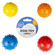 Duvo Plus - Дентална играчка за кучета във форма на топка, почистваща и масажираща венците, 5 см. 2