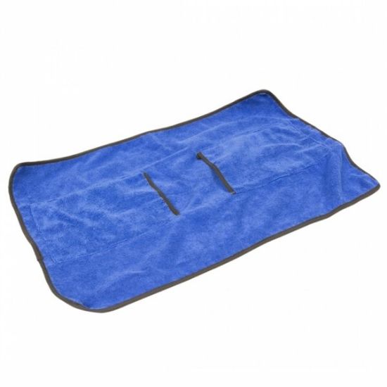 Duvo Plus Dog Bath Towel Microfiber - Кърпа за подсушаване за кучета , микрофибър 100/70 см. синя