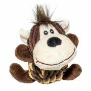 Duvo Plus Zoo Friends - Плюшена играчка за кучета във форма на маймуна, 17Х16Х10 см. 2