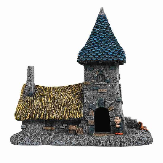 Duvo Plus Smurfs - Декорация за аквариуми във форма на Къщата на Гаргамел, 17,5x8,8x16,8 см.