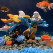 Duvo Plus Smurfs - Декорация за аквариуми във форма на водолази, 14,8x7,3x9,6 см. 4