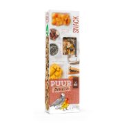Witte Molen Puur pauze sticks - Премиум лакомство за средни папагали, крекери с папая и кокос 140 гр. 1