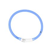 Duvo Plus - Светещ USB нашийник за кучета, 70 см. - син 4