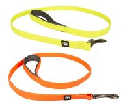 Duvo Plus Explor South PVC Neon - Повод неонов с висока видимост за кучета, 120 см / 15 мм - жълт 1