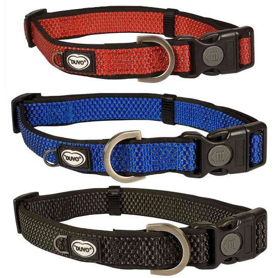 Duvo Plus East Collar Nylon - Регулируем нашийник за кучета 40-65см./25мм. червен