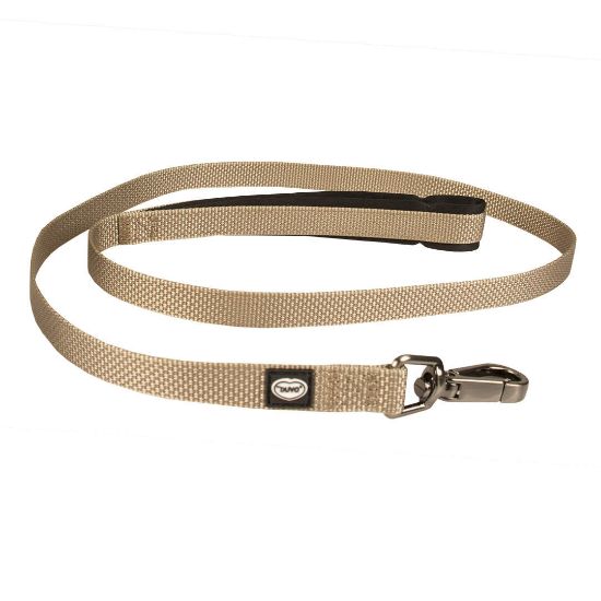 Duvo Plus North Leash Nylon - Повод за кучета 120 см./ 15 мм. цвят таупе