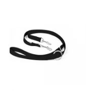 Duvo Plus Lead Nylon Adjustable - Регулируем повод (от 120 см. до 200 см.) с 2 карабинера за две кучета или прикрепяне към колан 200 см./25 мм. червен 2