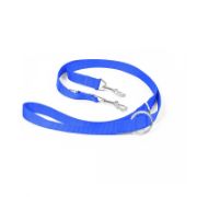 Duvo Plus Lead Nylon Adjustable - Регулируем повод (от 120 см. до 200 см.) с 2 карабинера за две кучета или прикрепяне към колан 200 см./25 мм. червен 3