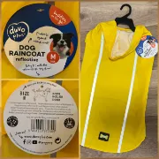 Duvo Plus Water- and wind-resistant rain coat Large - Кучешки дъждобран/ палто с качулка, 60 см. 4
