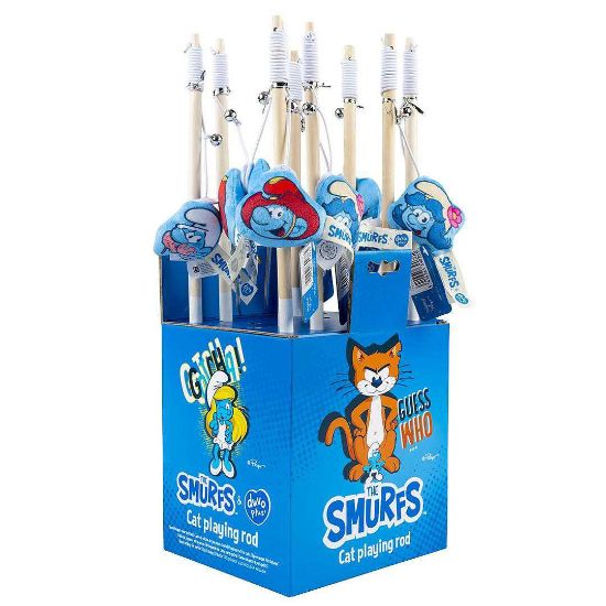 Duvo Smurfious toy rod with magnet - Забавна играчка за котки, въдица с магнит, 42x8,5x2 см.