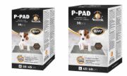 Duvo Plus P-PAD Carbon Medium - Високо абсорбиращ памперс подложка за кучета ,30/45 см - 30 броя 1