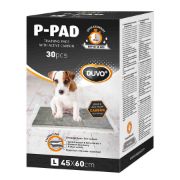 Duvo Plus P-PAD Carbon Medium - Високо абсорбиращ памперс подложка за кучета ,30/45 см - 30 броя 3