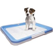 Flamingo Puppy Trainer Small - Тоалетна за кучета с 10 памперс/ подложки за кучета, 34/45 см. 3