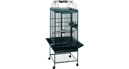 Parrot Cage Pico L - Елегантна метална клетка за големи папагали, 137 x 65 x 12.8 см.