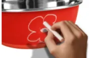 Flamingo Writable Bowl red - Метална купа за храна и вода за кучета, 350 мл. - червена 1