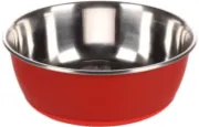 Flamingo Feeding Bowl - Метална купа за храна и вода за кучета , 2700 мл./24 см. - червена 4