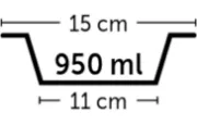 Flamingo Selecta - Метална купа за храна и вода за кучета , 950 мл.- розов 3