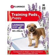 Flamingo Training Mat Small - Памперс подложка за кучета с аромат на лавандула, 45/35 см- 20 броя 3