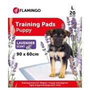Flamingo Training Mat Large - Памперс подложка за кучета с аромат на лавандула, 90/60 см- 20 броя 2