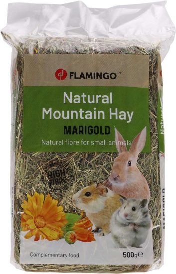 Flamingo Hay - Планинско сено с шипки за гризачи, 500 гр.