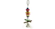 Flamingo lava wood - Забавна играчка за папагали, 27 см. 3