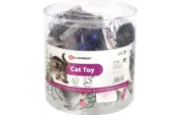 Flamingo Cat toy wire ball - Забавна котешка играчка - мишка в топка, 6 см. 2