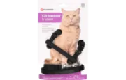Flamingo Cat Harness and Leash - Повод 110 см. с регулируем нагръдник за котки,27-46 гръдна обиколка и вратна 22 до 36 см - бежав 4