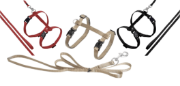 Flamingo Cat Lead and Harness - Комплект повод с регулируем нагръдник за котки, 110 см. - червен 1