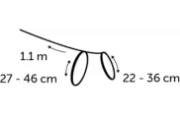 Flamingo Cat Lead and Harness - Комплект повод с регулируем нагръдник за котки, 110 см. - червен 3