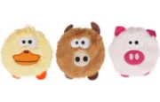 Flamingo Dog toy - Плюшена играчка за кучета във форма на крава/пате/прасе, 13 см./1 брой 1