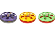 Flamingo cat toy - Играчка за котки, кръг (24см) с топка и мишка, различни цветове 2