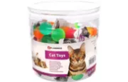 Flamingo Cat bounce ball - Забавна играчка за котки, топка, 3.5 см. 3