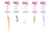 Flamingo Cat toy- Забавна играчка за котки, въдица с играчка, 60 см. 2