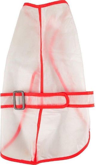 Flamingo Raincoat Classic Transparent M-L - Дъждобран за кучета, 50 см B:40 см C:51,5-55 см