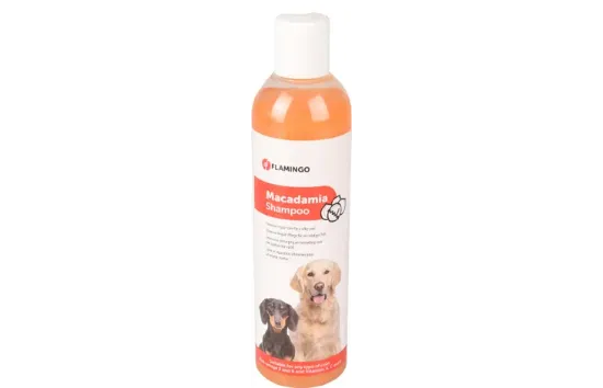 Flamingo Shampoo - Шампоан за кучета, хидратира козината, за лесно разресване с макадамия ,1 литър