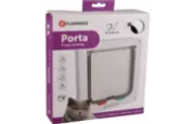 Flamingo Cat door - Вратичка за вграждане за котки, 23.5/25.2 см. - бяла 1