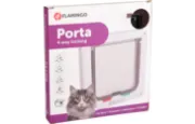 Flamingo Cat door - Вратичка за вграждане за котки, 19.2/20 см. - кафява 1