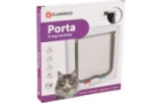 Flamingo Cat door - Вратичка за вграждане за котки, 19.2/20 см. - кафява 3