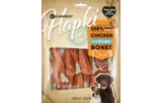 Flamingo Chick'n snack - Лакомство за кучета, пилешки бутчета с калций, 400 гр 2