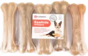 Flamingo Pressed Bone - Лакомство за кучета - пресован кокал от телешка кожа, 12. 5 см. - в пакет 3