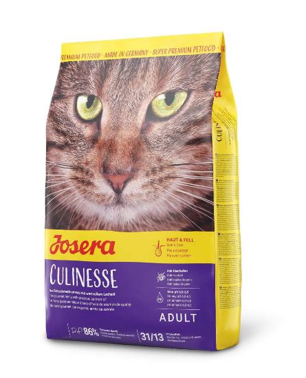 Josera Culinesse - Висококачествена суха храна за възрастни котки със сьомга, 2 кг.
