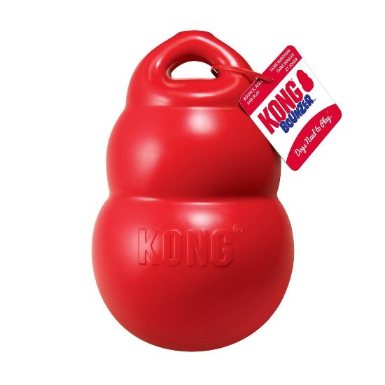 Kong Bounzer Dog Toy L - Кучешка играчка за дъвчене от здрав каучук 20 см.